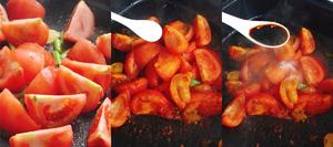 番茄香菜热汤面-分分钟搞定健康营养的快手菜的做法 步骤5