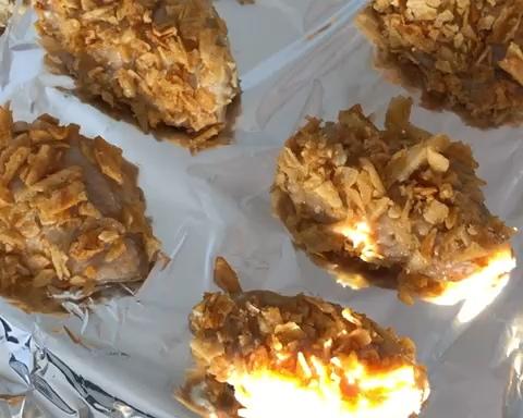厨房小白也能完成的比肯德基鸡翅还要好吃的薯片版烤鸡翅