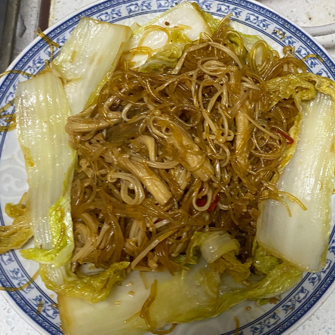 蒜蓉粉丝娃娃菜