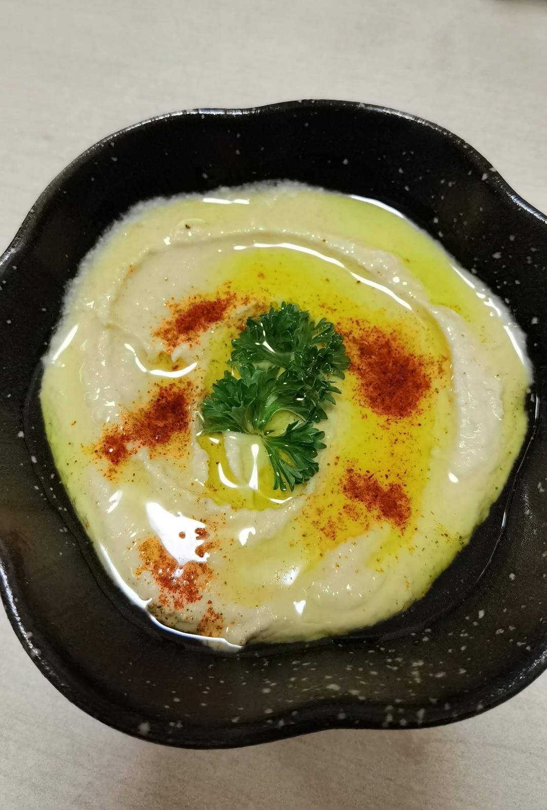 生酮食谱32｜中东万能酱Hummus胡姆斯酱/鹰嘴豆泥