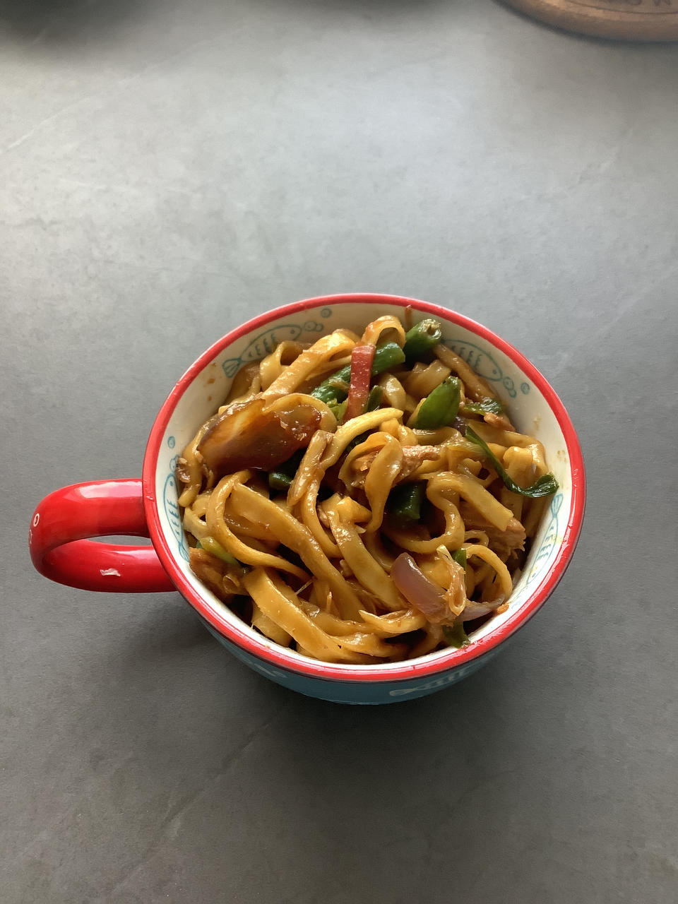 辣辣豆角焖面