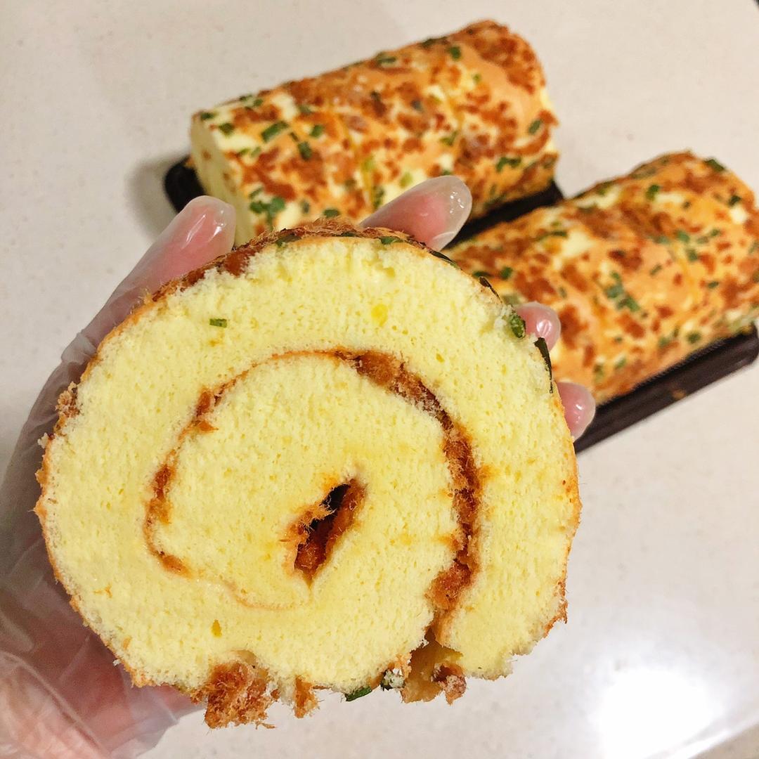 我是厨娘2016做的蛋糕卷,肉松蛋糕卷,网红贝贝肉松卷