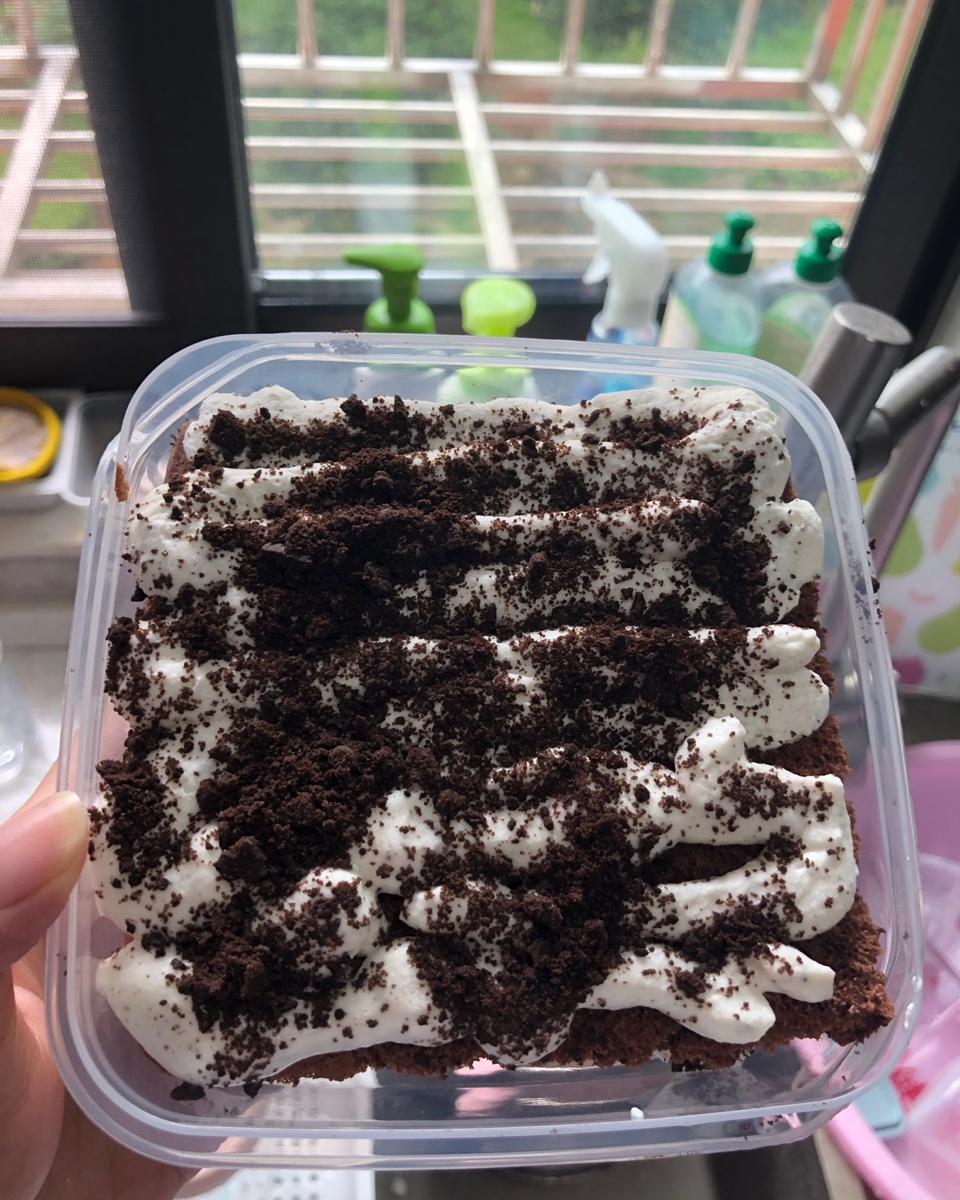 低糖不腻的奥利奥咸奶油蛋糕盒子