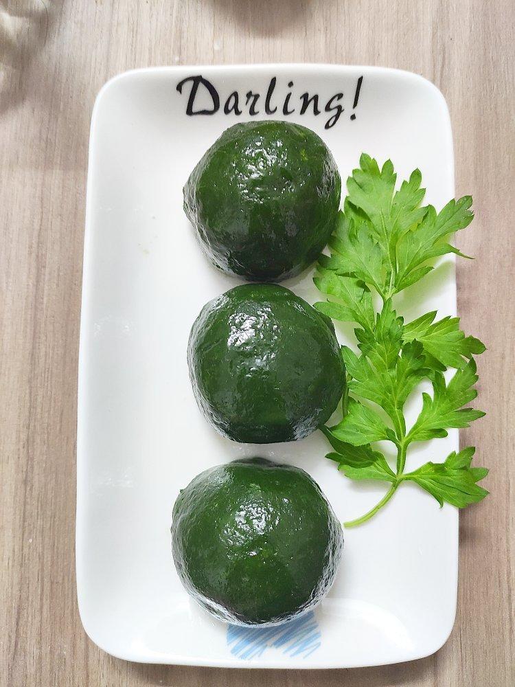 咸蛋黄肉松青团（艾糍）