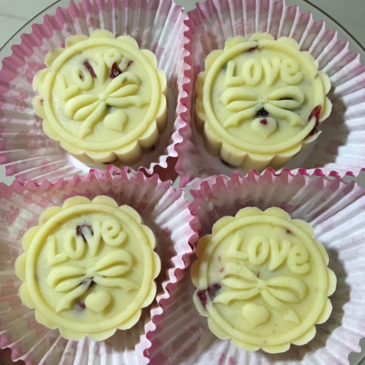 蔓越莓绿豆糕