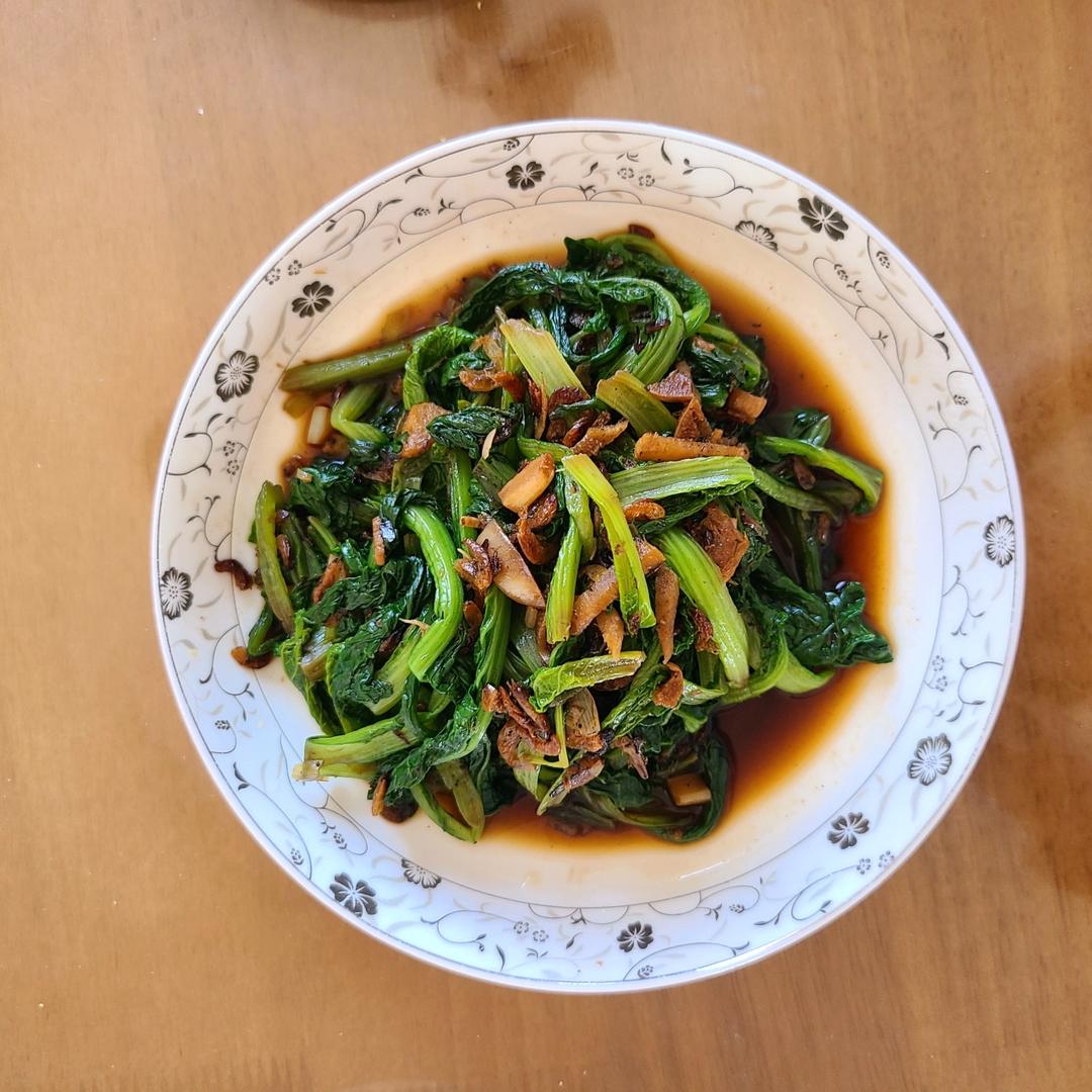 超级好吃的虾皮小白菜