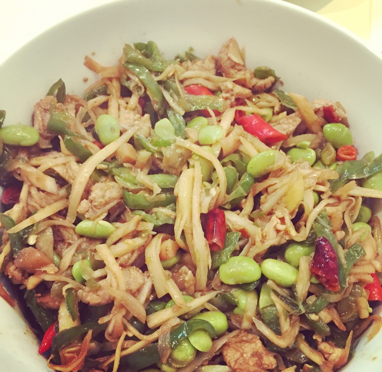 茭白肉丝