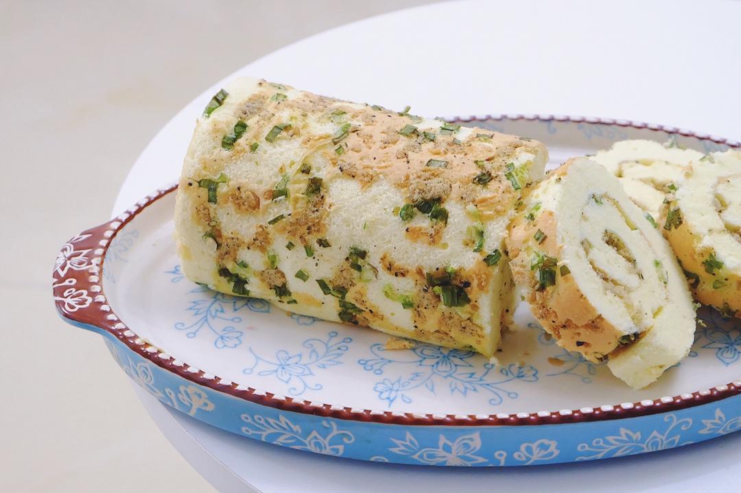 香葱肉松蛋糕卷