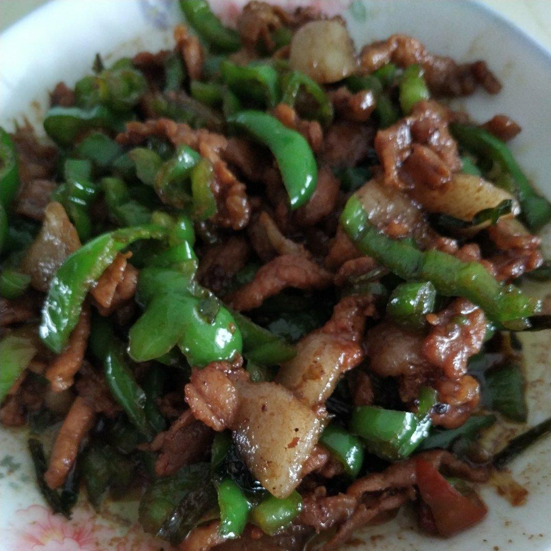 青椒炒肉丝