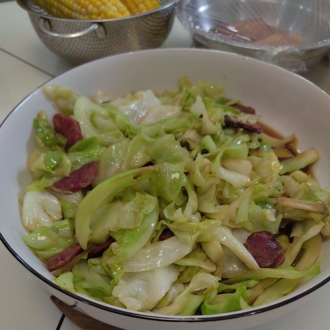 这么炒包菜，吃到空碗