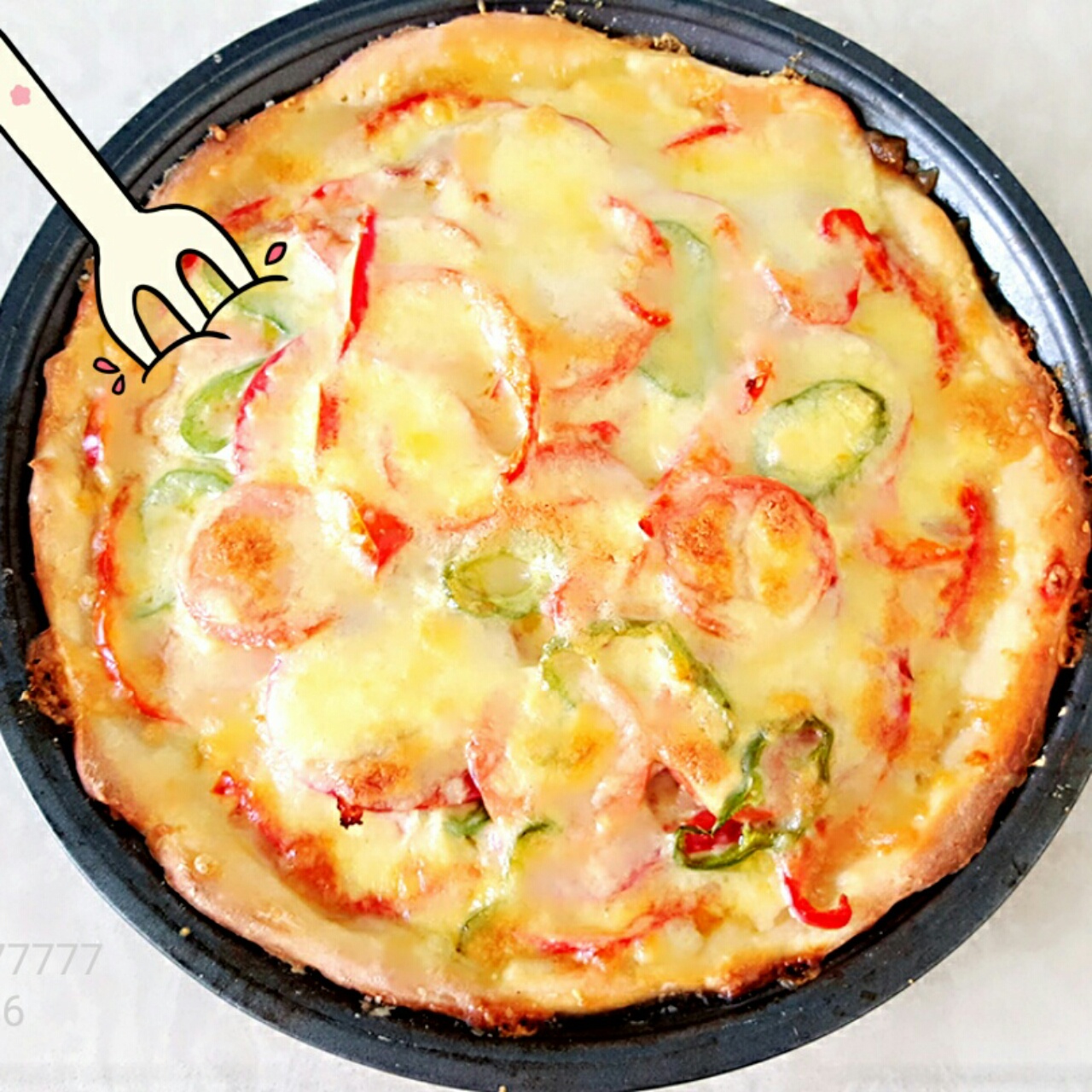 不用酵母的披萨底 No Yeast Pizza Dough