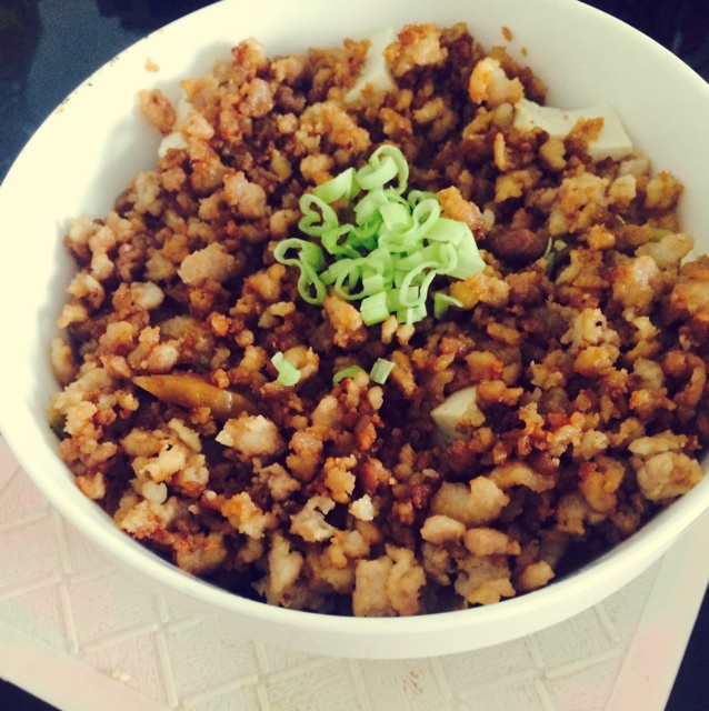 肉末蒸豆腐