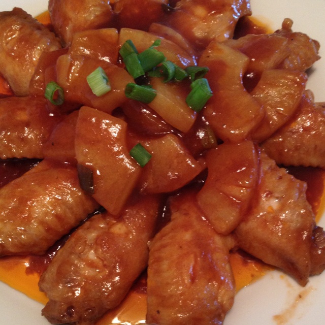 糖醋菠萝鸡翅