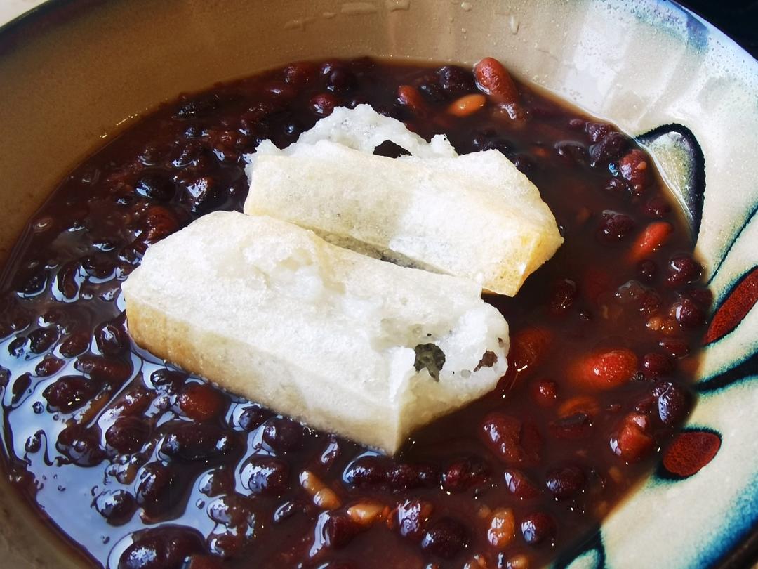 日式の烤年糕红豆汤