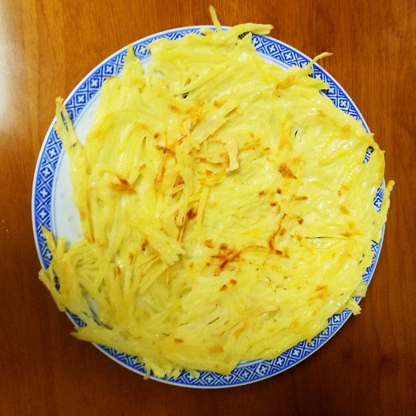 土豆丝鸡蛋饼