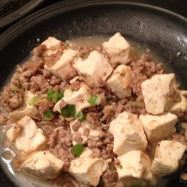 虾皮肉末焖豆腐