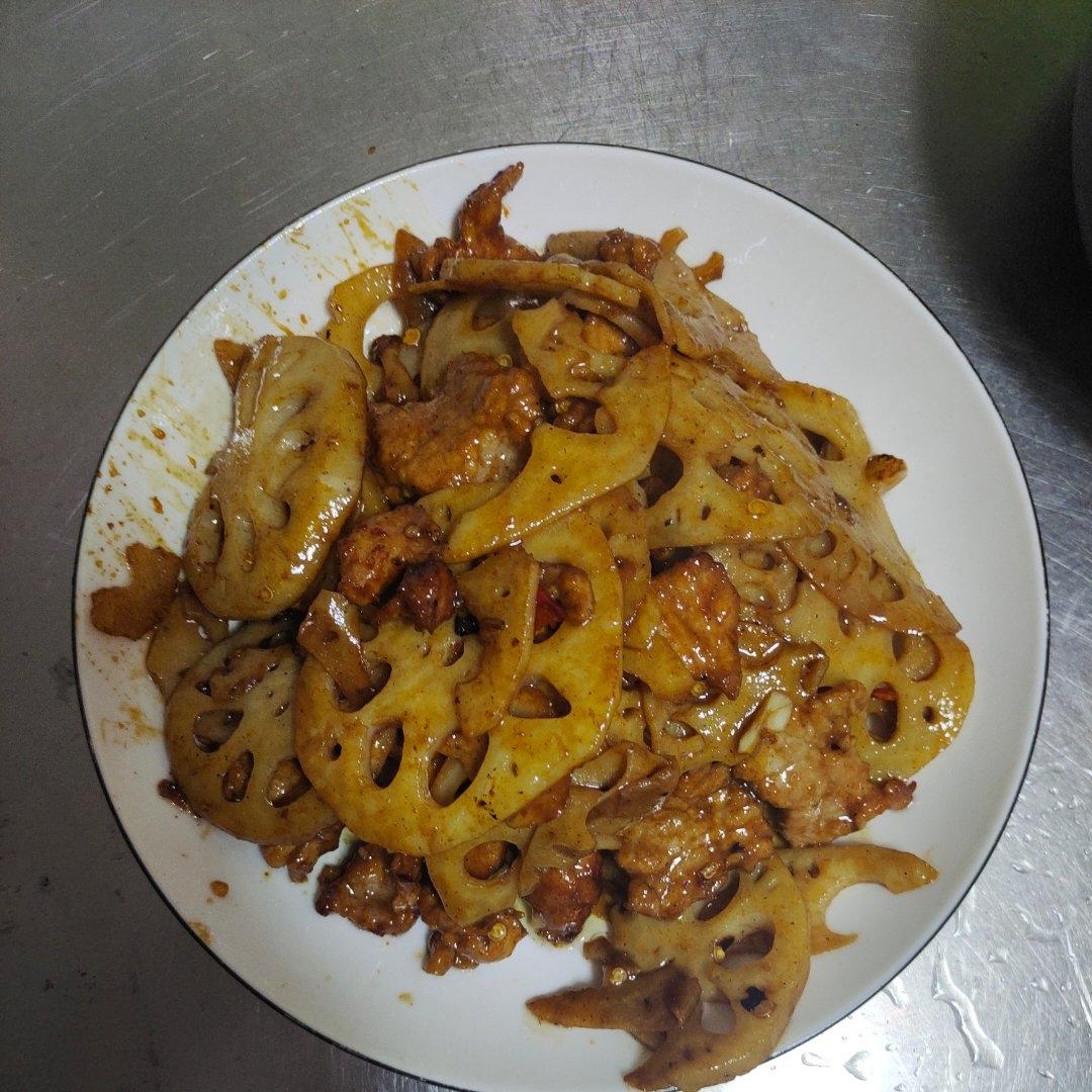 藕片炒肉