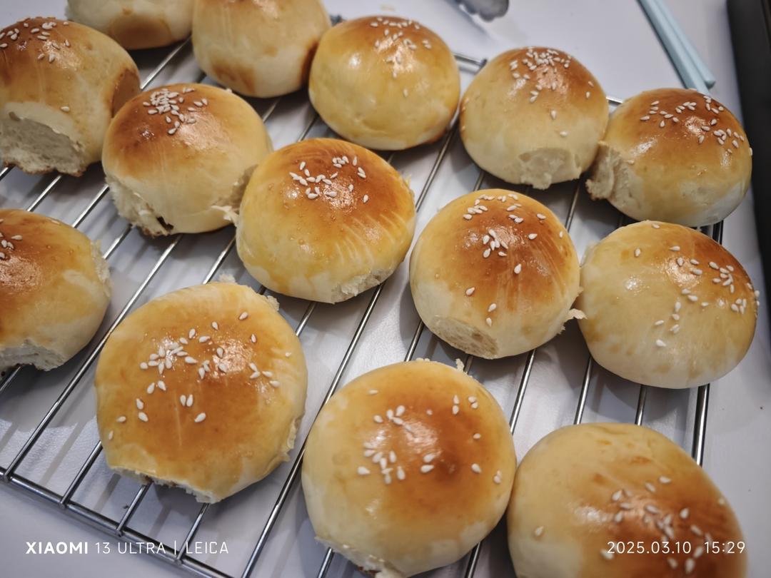 豆沙小餐包（一次发酵）