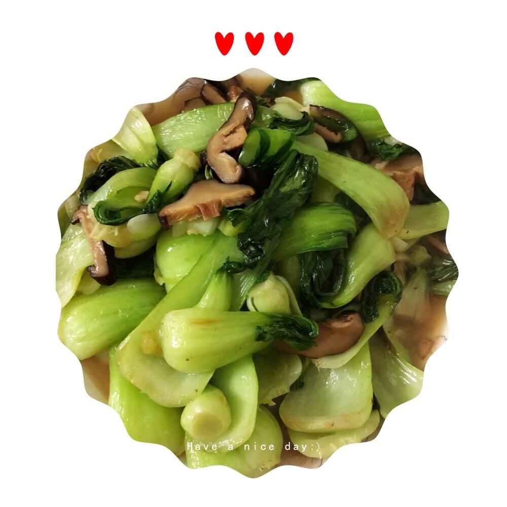 香菇上海青（家常菜快手菜）