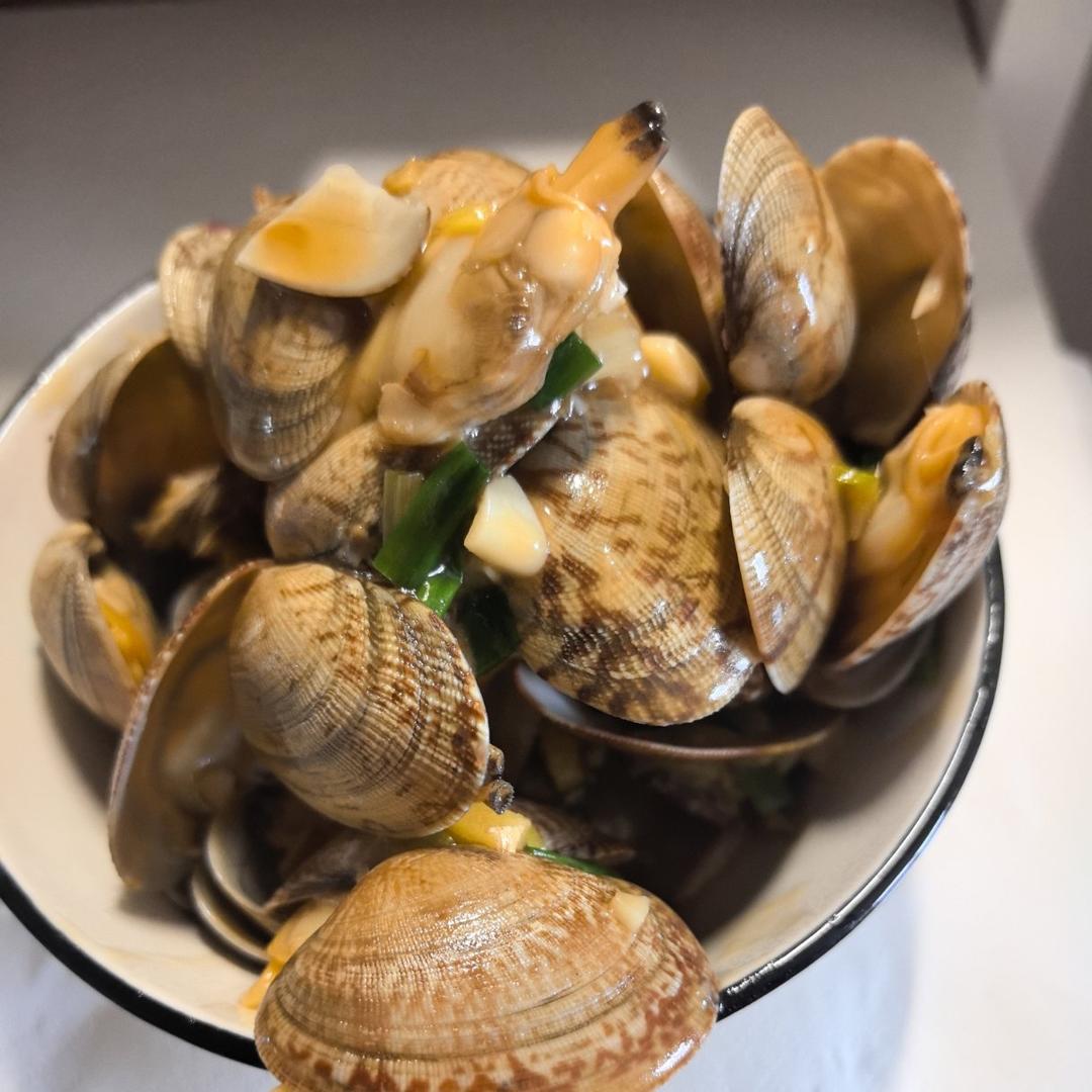 5分钟快手菜❗️秒杀路边摊爆炒花甲～好吃到爆