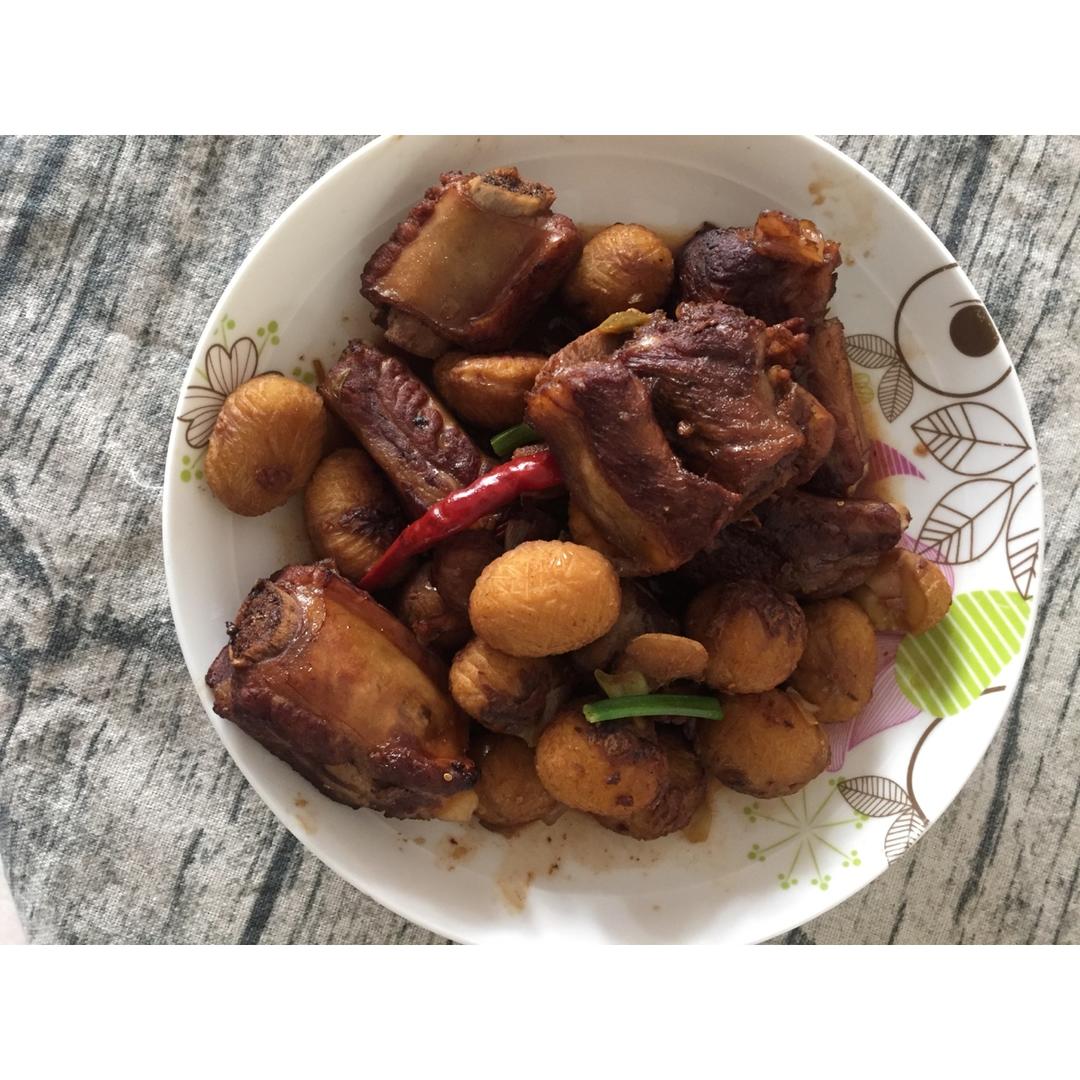 板栗焖排骨