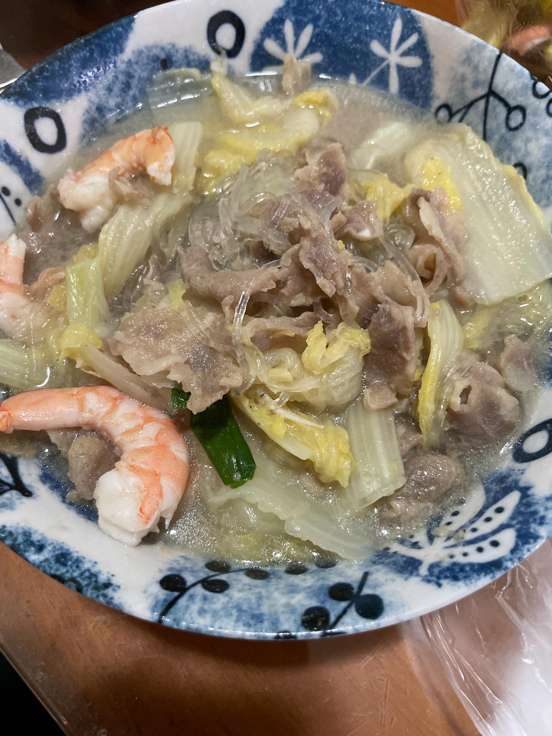 白菜粉丝羊肉汤