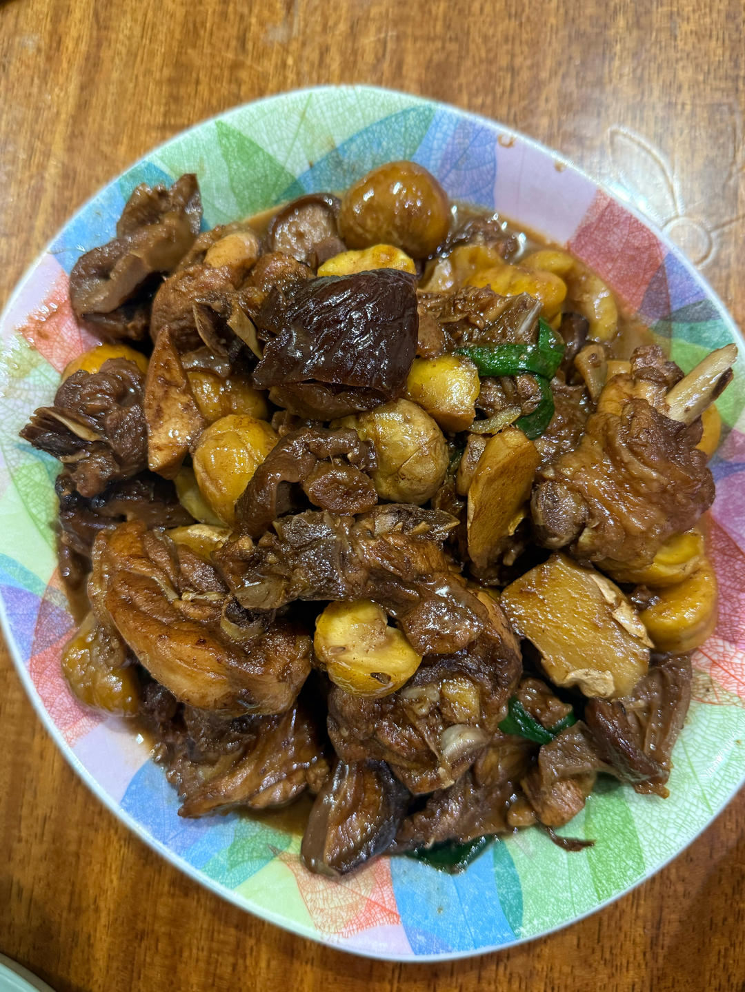 【栗子烧鸡】鸡肉都给你吃，栗子归我~