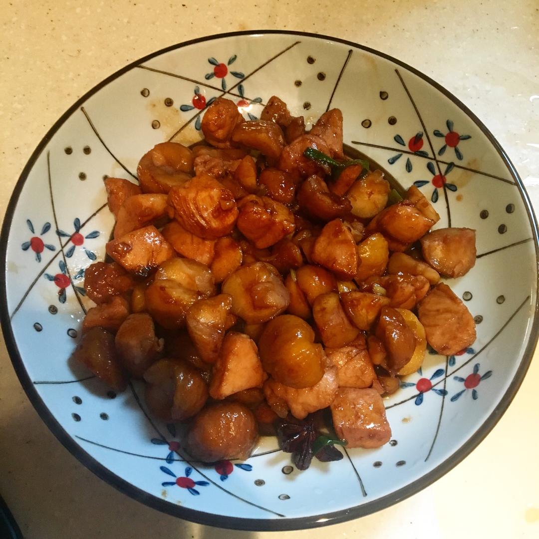 板栗烧鸡