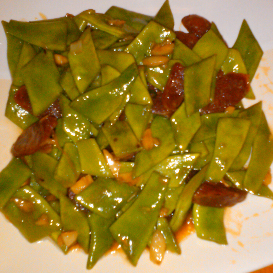 豆角香肠
