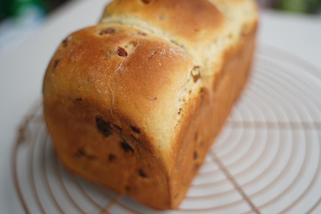 70%中种 葡萄干黑糖吐司（姨妈最爱）