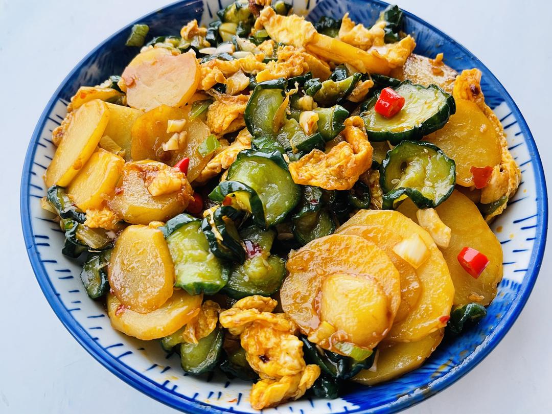土豆片炒瓜钱的做法