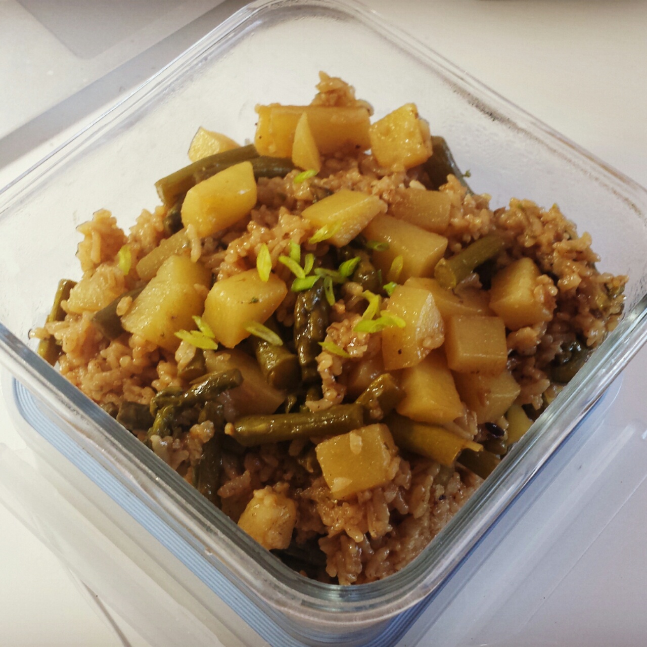 土豆焖饭（电饭锅版）