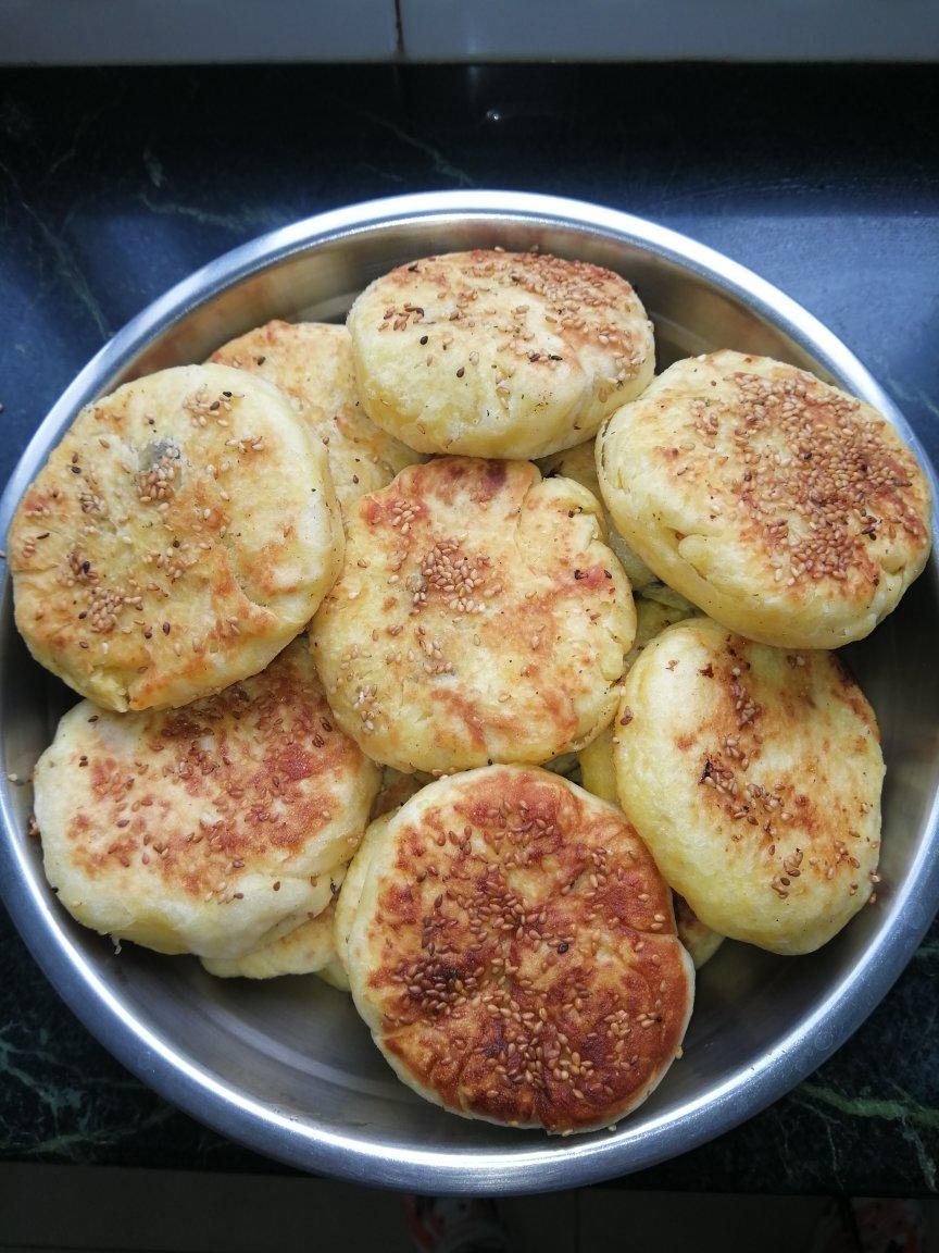 发面油酥小糖饼