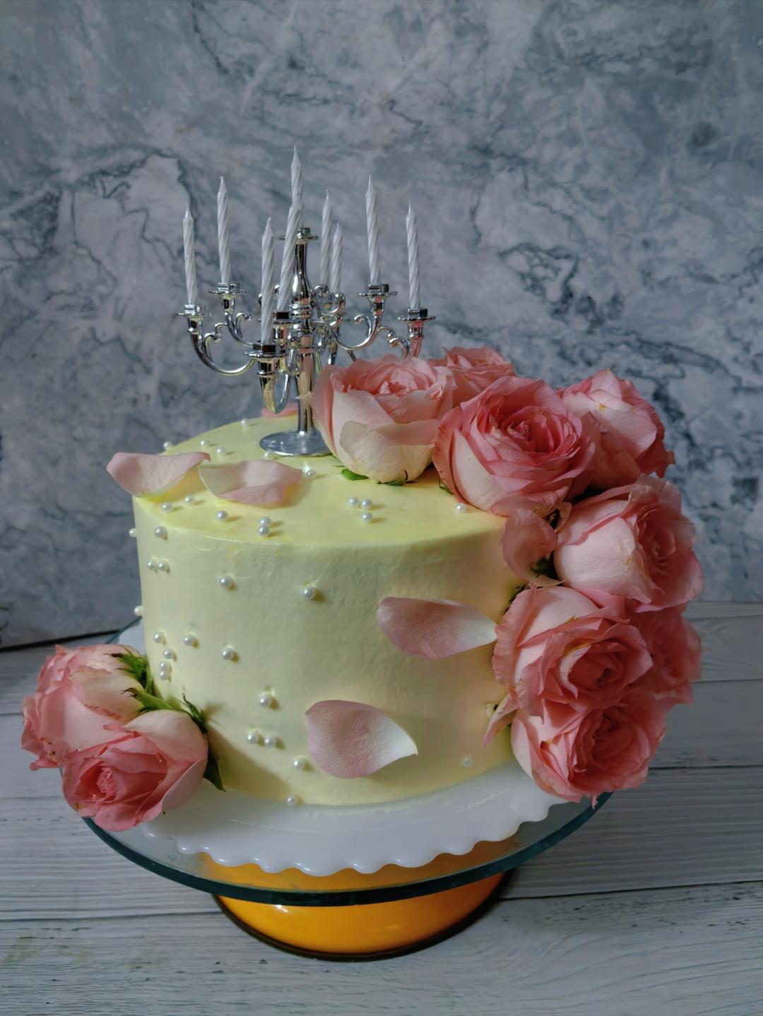 鲜花蛋糕