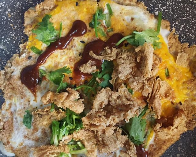 低卡好做的洋车前子壳伪天津煎饼果子的做法