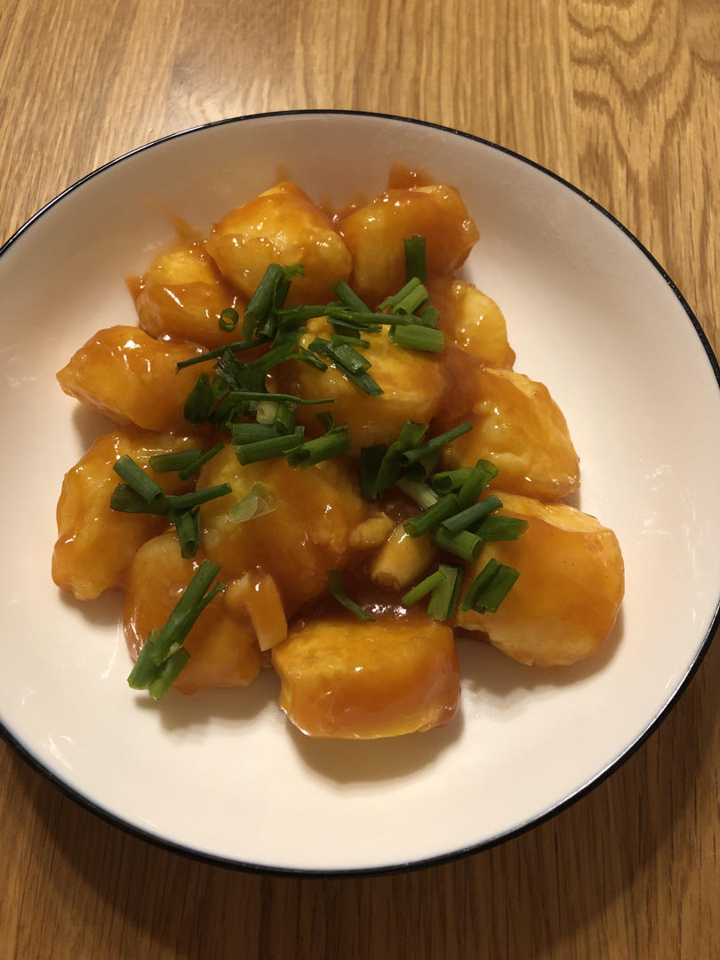 脆皮茄汁日本豆腐