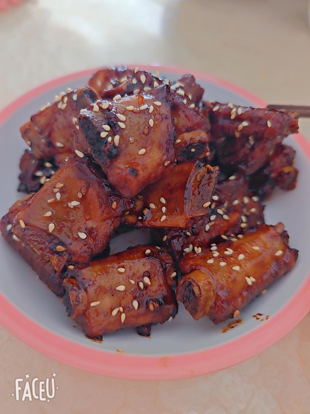 懒人版糖醋排骨