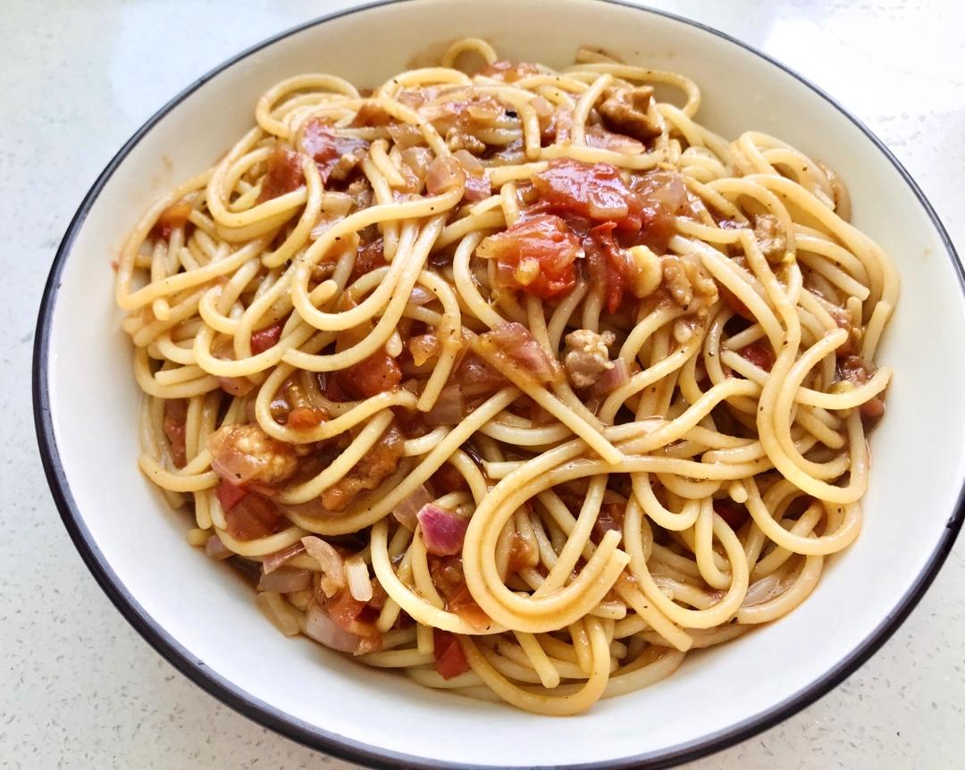 肉酱番茄意面🍅