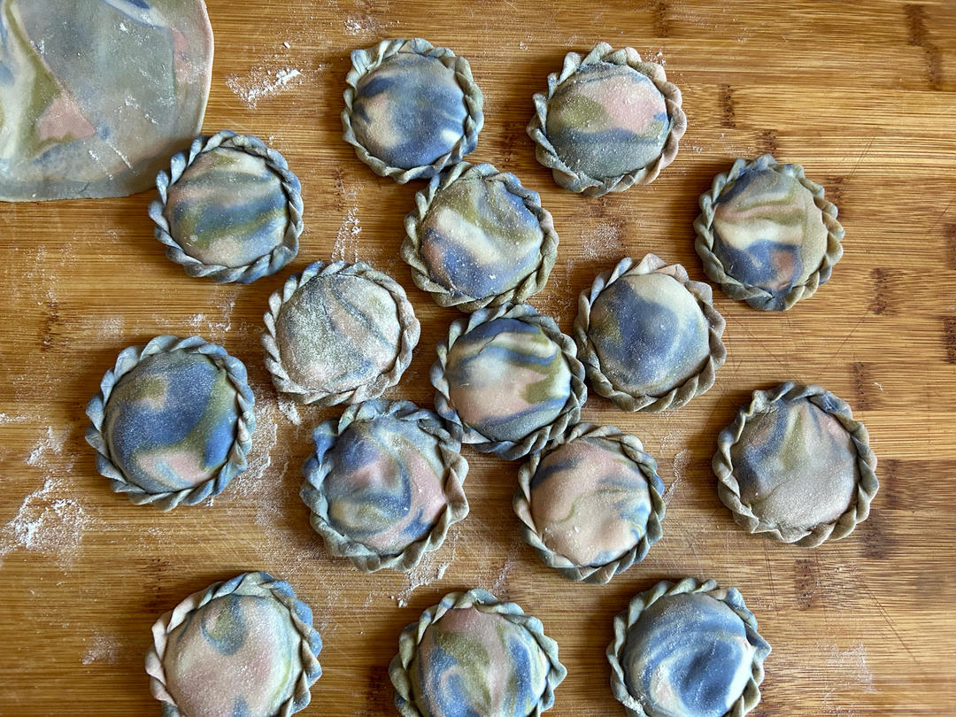 莫奈的睡莲版饺子