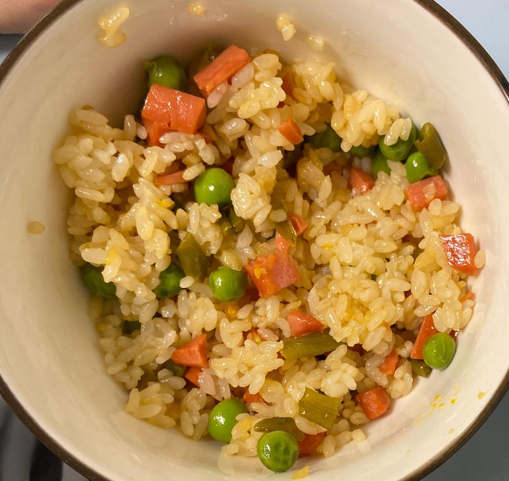 酸豆角火腿炒饭