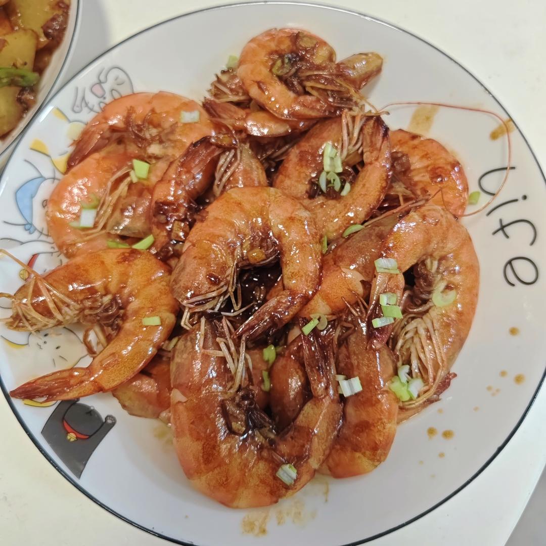 家庭版油焖大虾