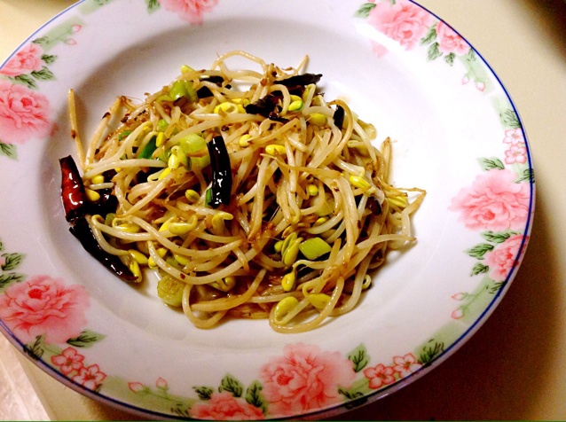 呛炒黄豆芽