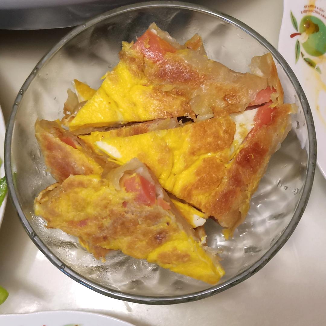 五分钟快手早餐：火腿鸡蛋手抓饼