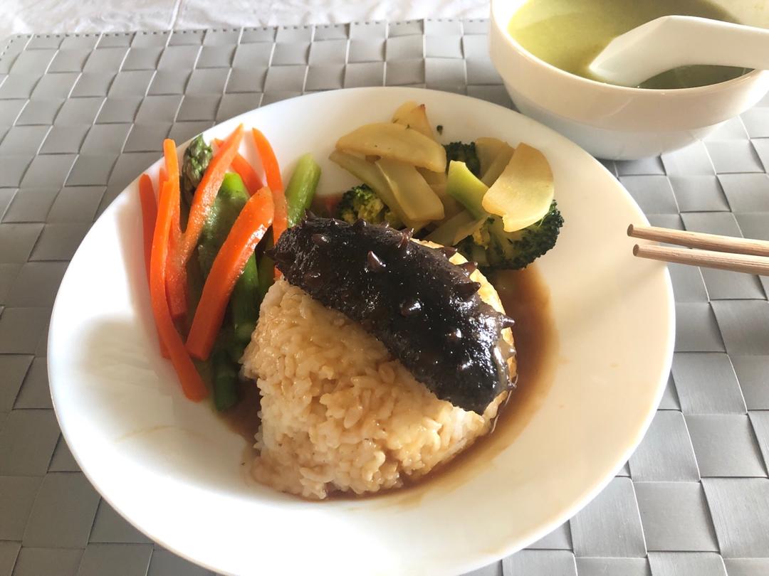 简单的海参捞饭