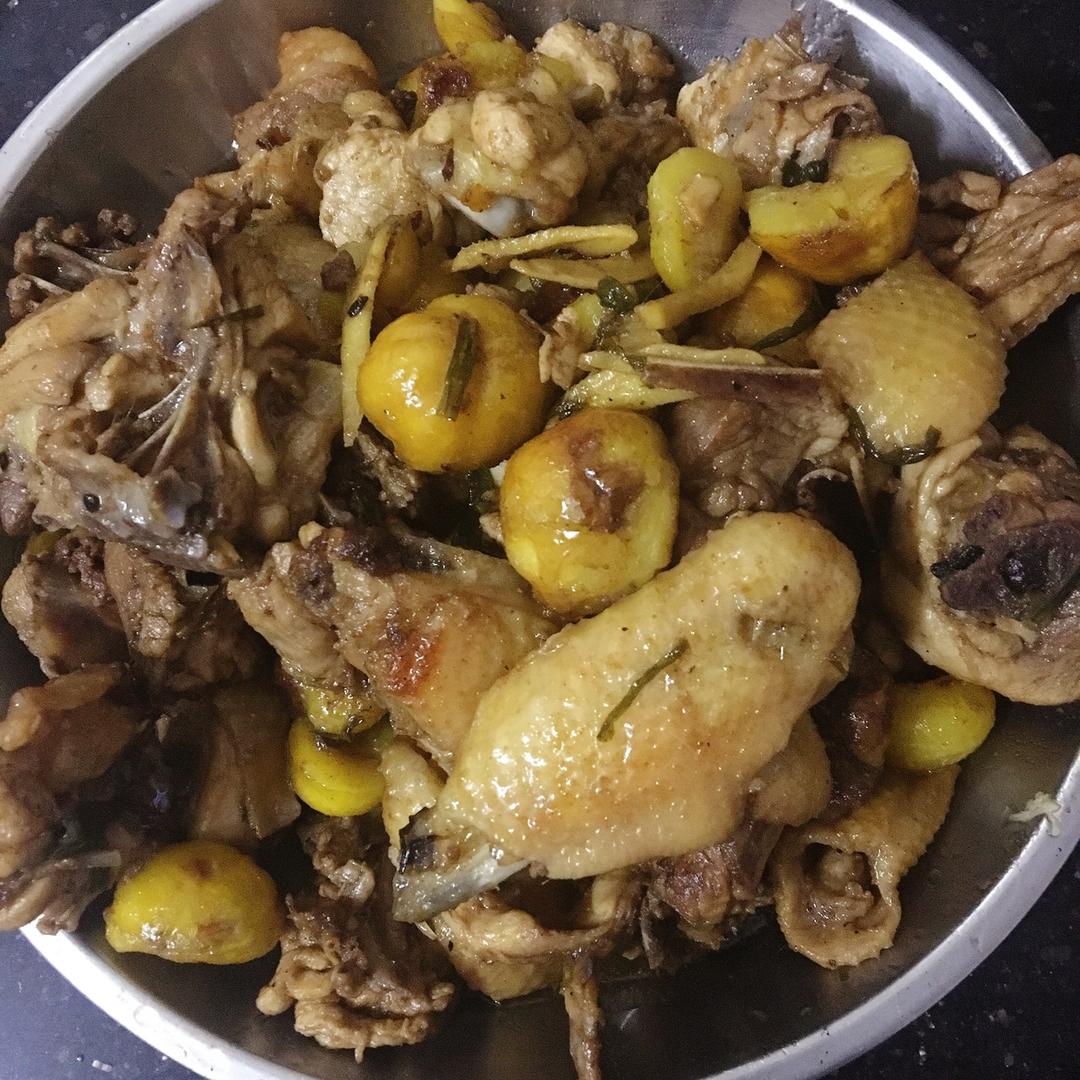 板栗烧鸡