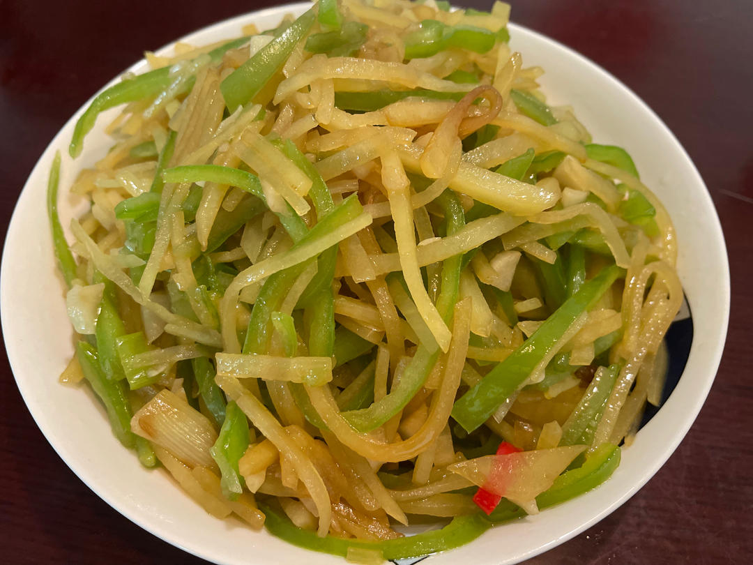 青椒土豆丝