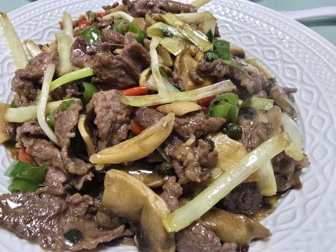 🔥口蘑炒牛肉✅低脂美味无敌嫩