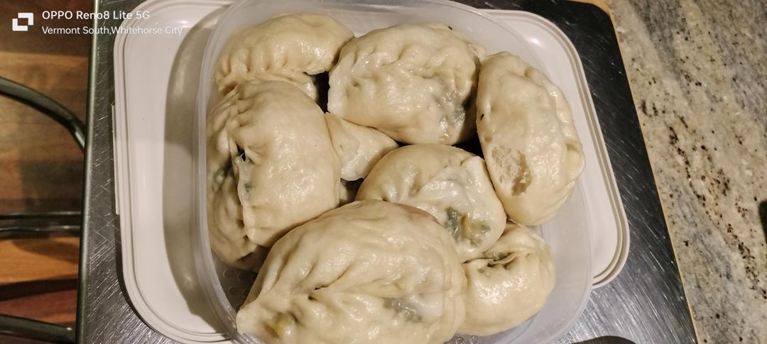 菠菜木耳鸡蛋胡萝卜素包子