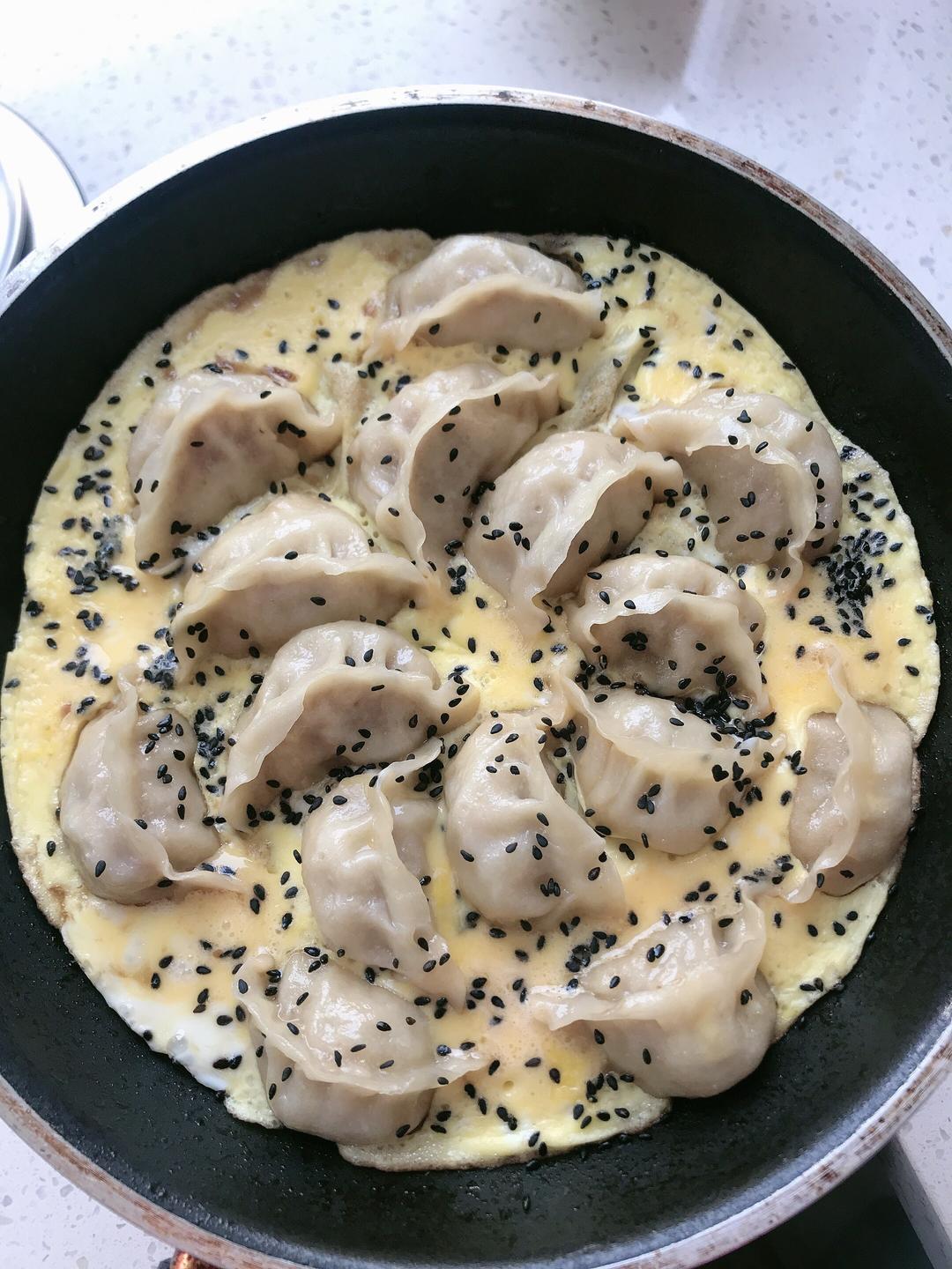 懒人快手抱蛋煎饺