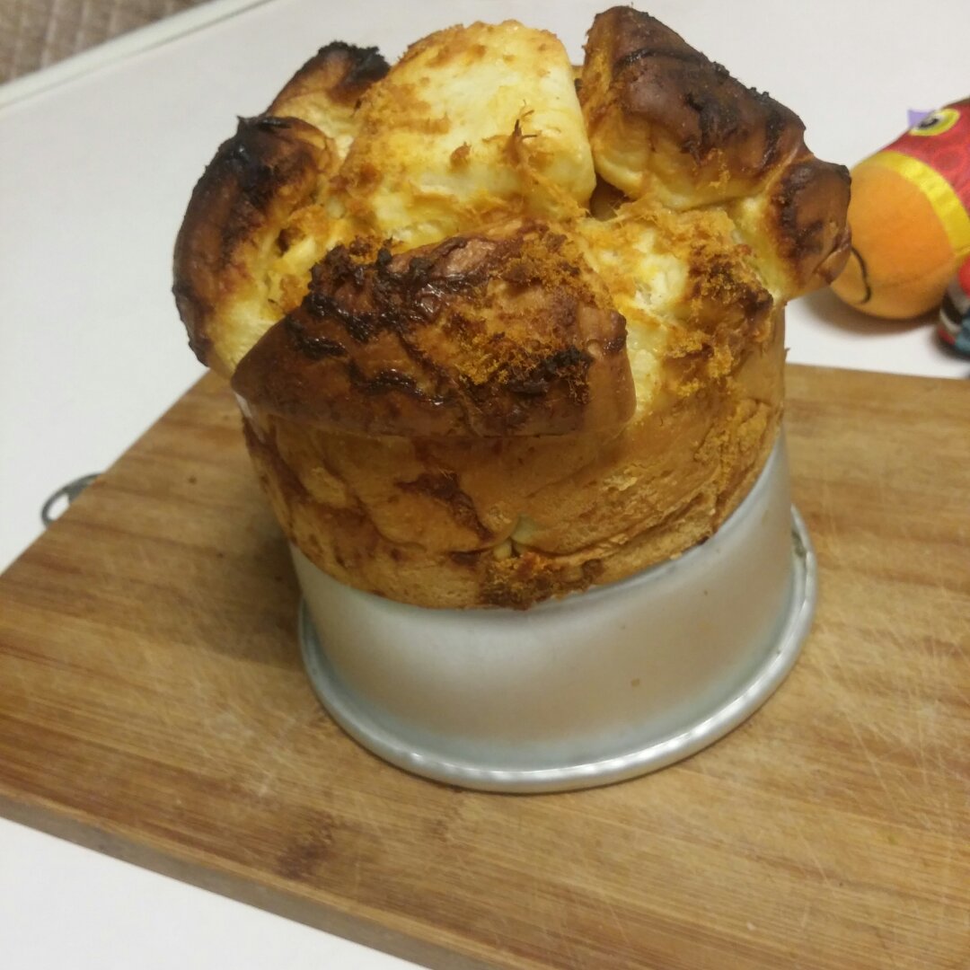 肉松手撕面包—超软会爆浆的面包哟